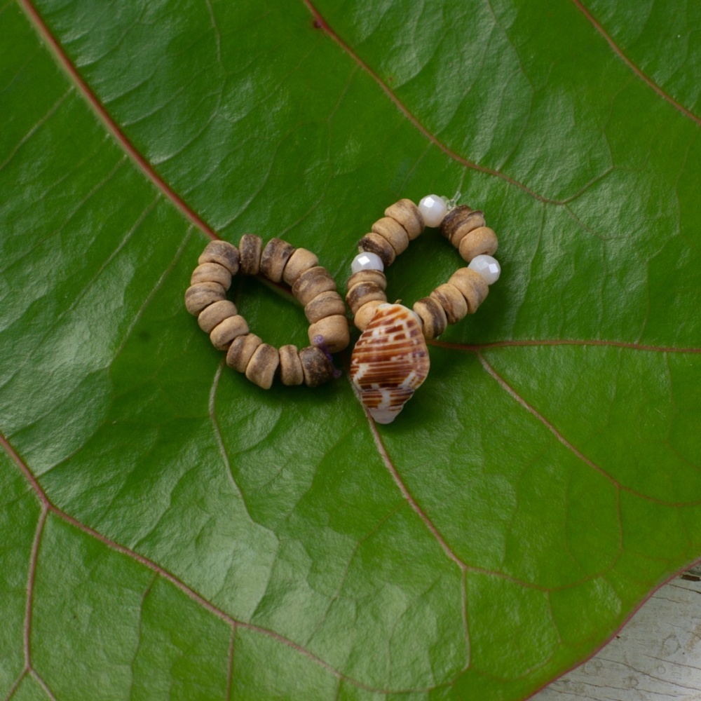 Tiger Shell - Dreadlocks accessories. Set of 2.